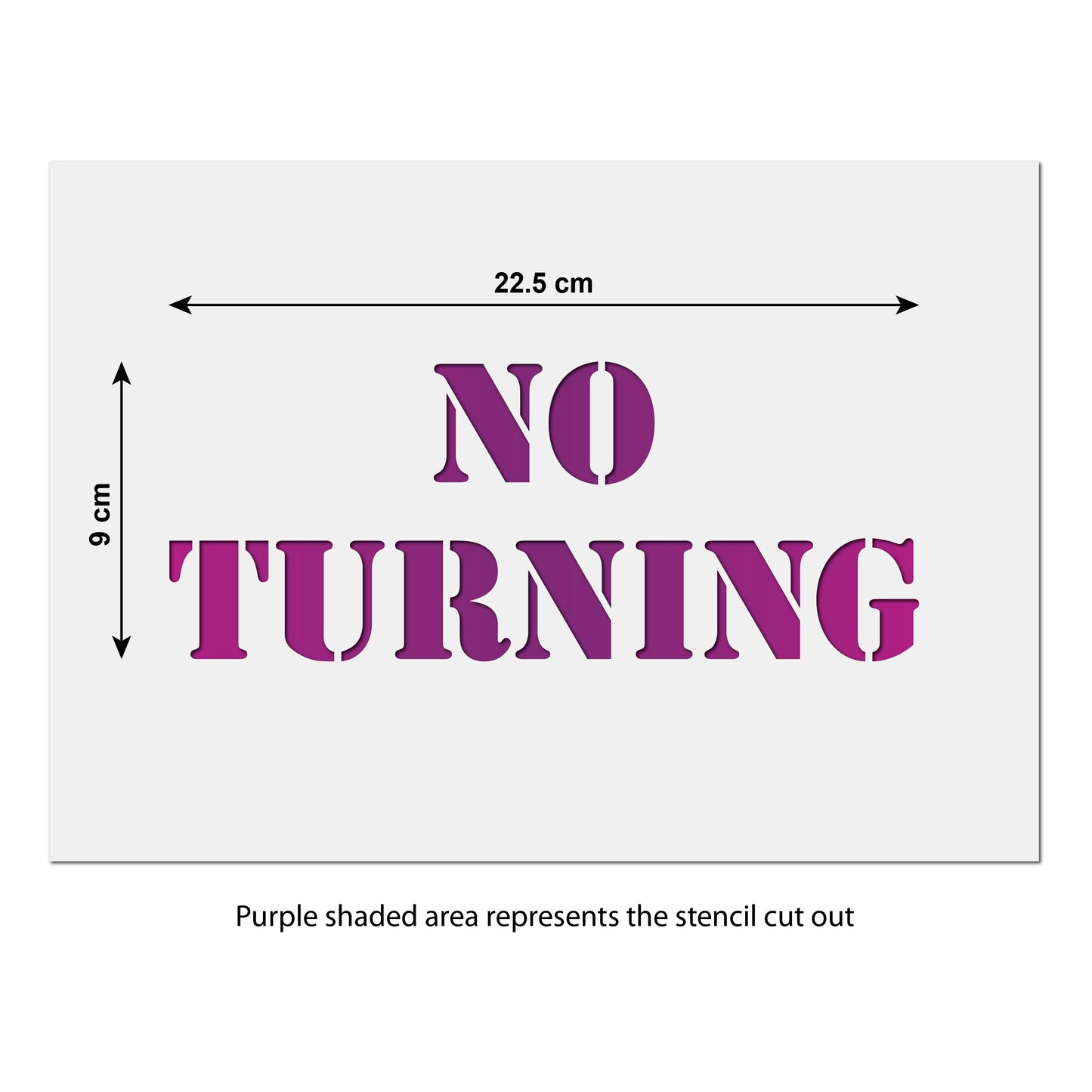 CraftStar no turning stencil size guide