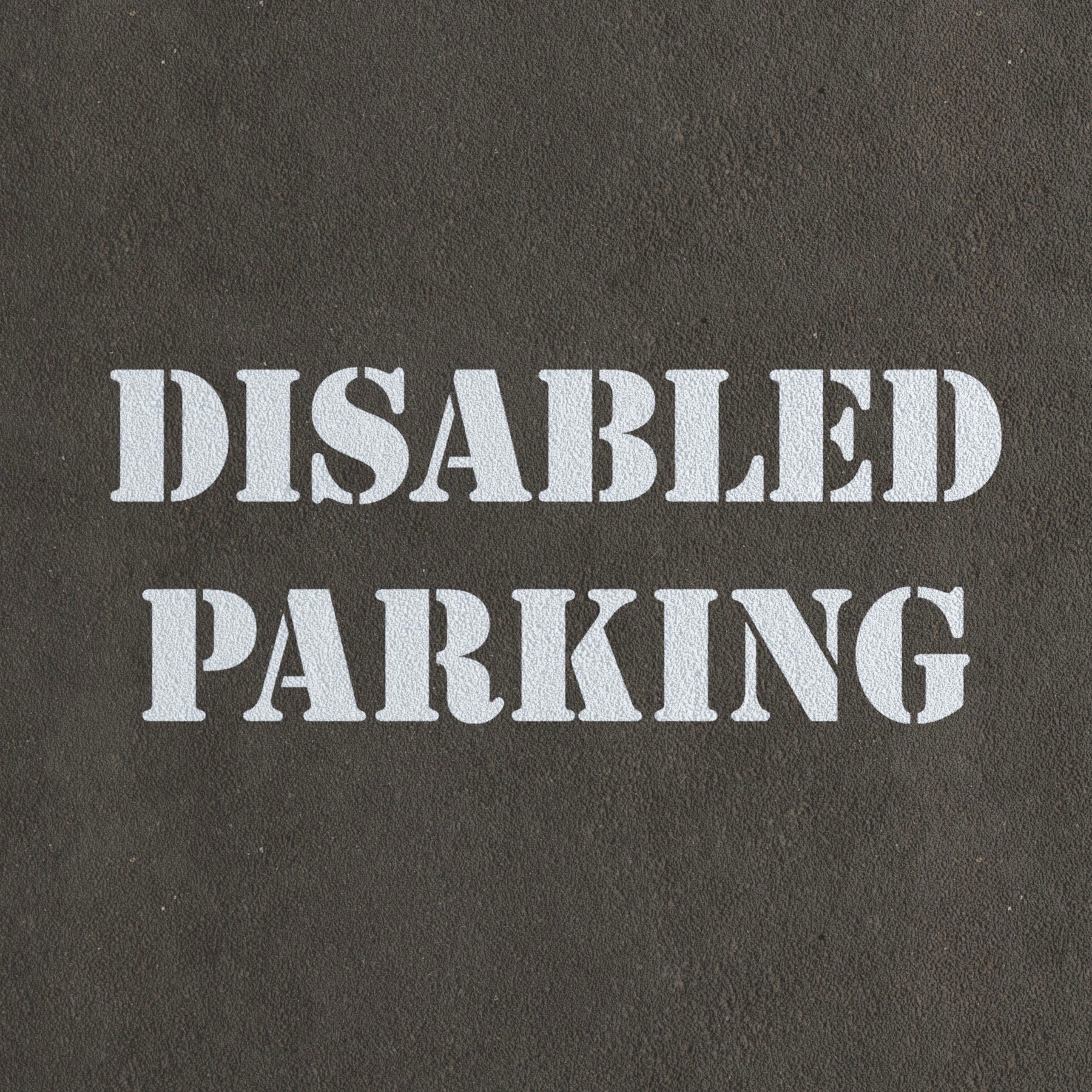 Disabled Parking Sign Stencil Disabled Parking Template CraftStar
