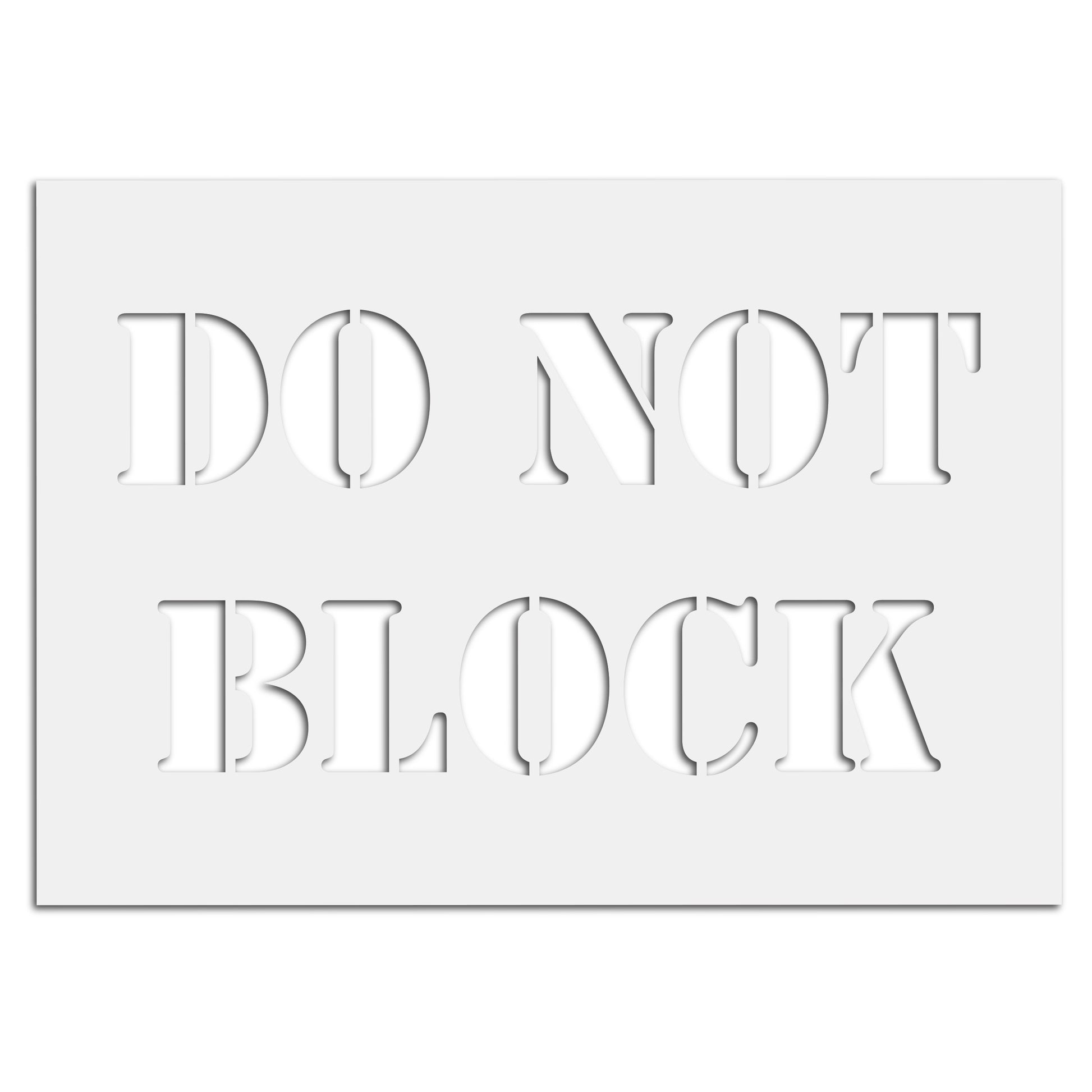 CraftStar Do Not Block Stencil