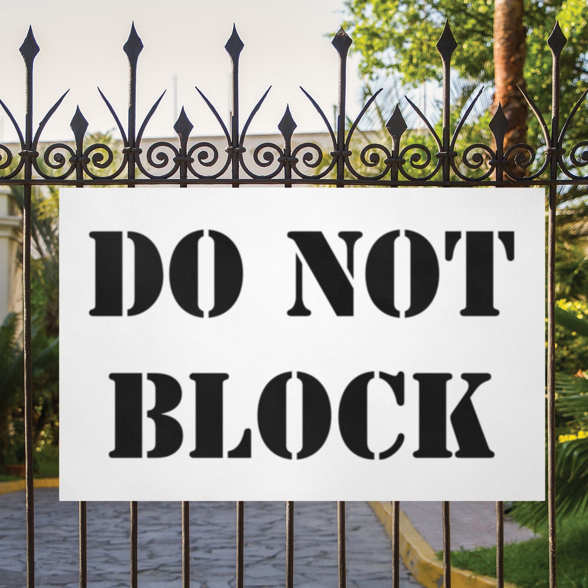 CraftStar Do Not Block Stencil