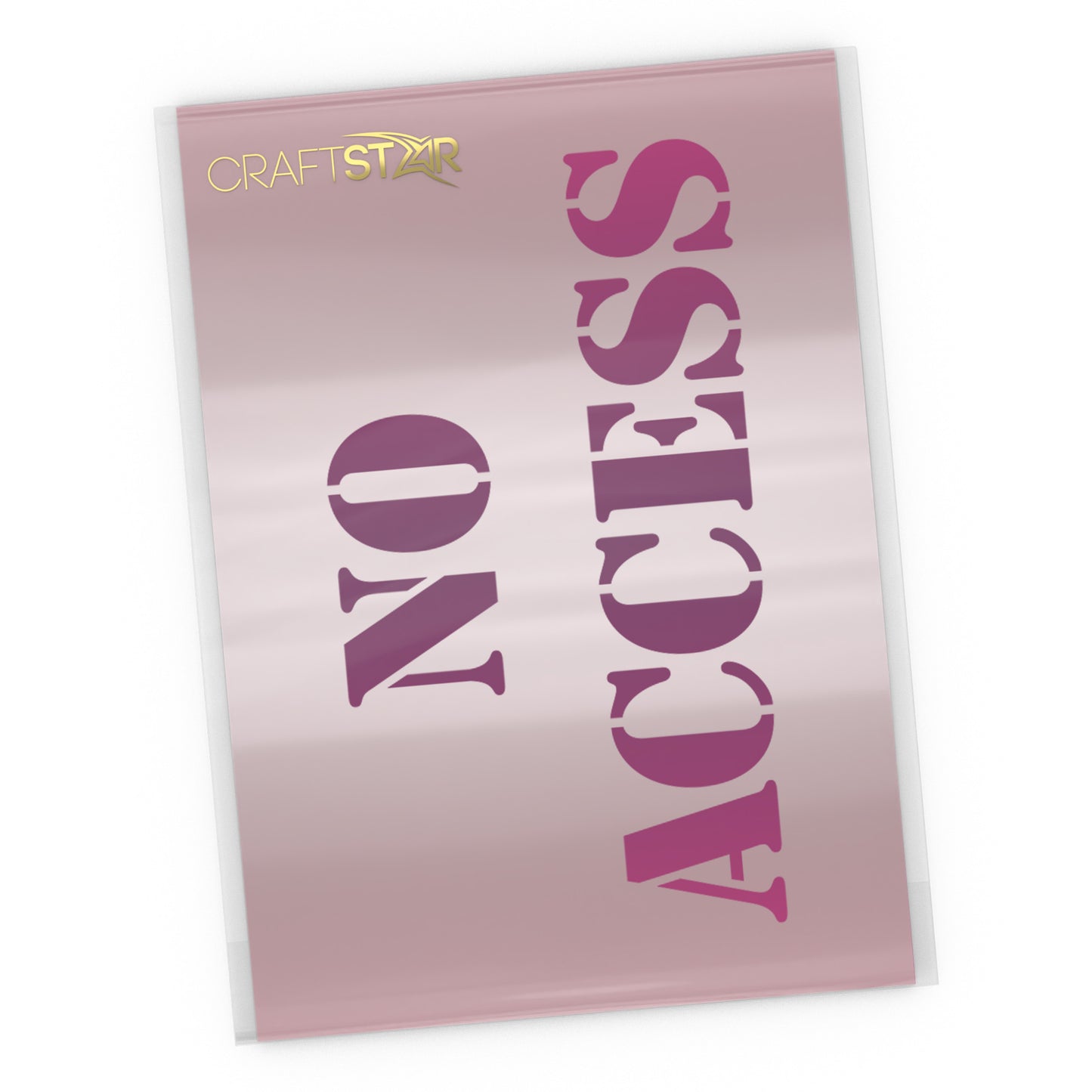 Craftstar No Access Stencil