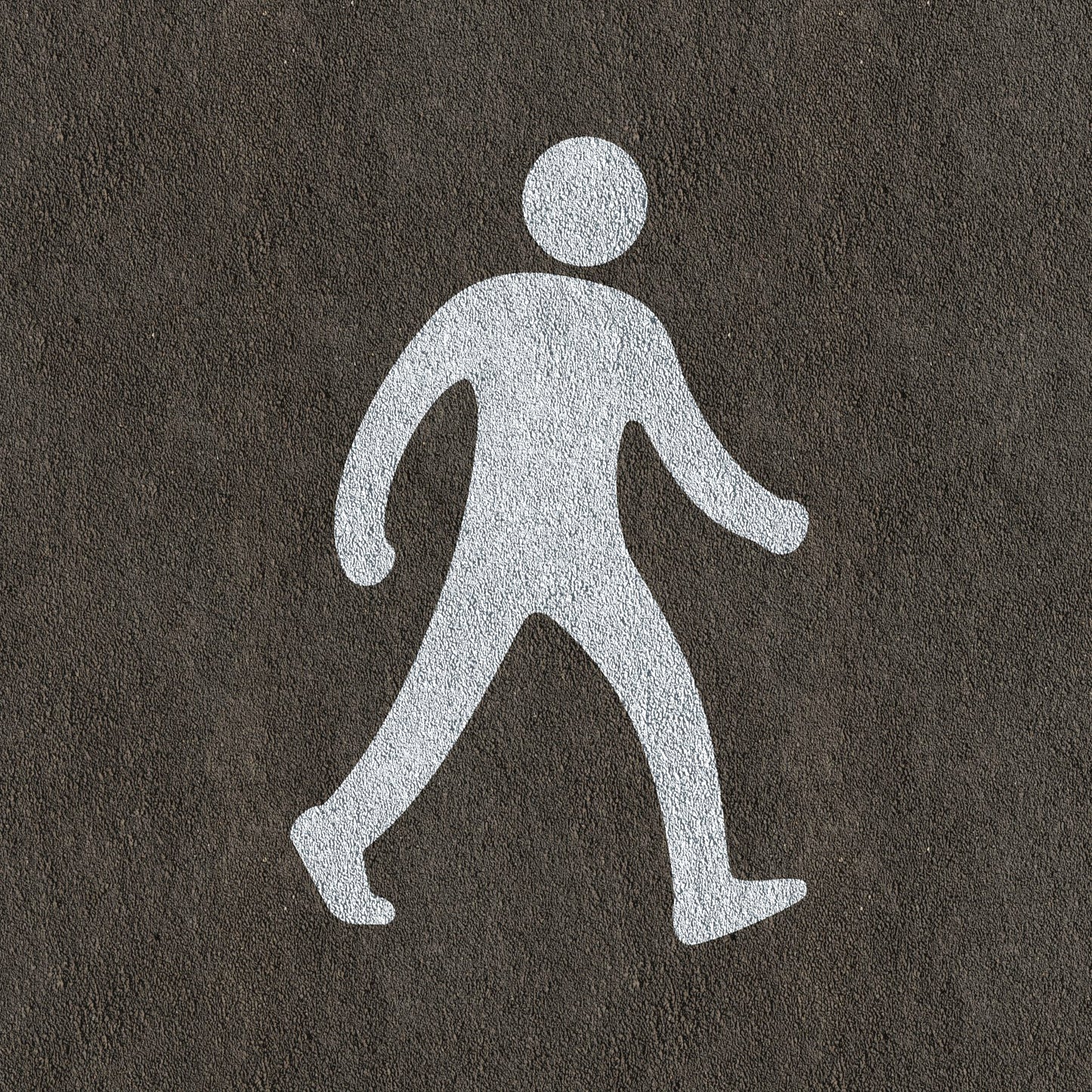 Pedestrian Sign Stencil by CraftStar