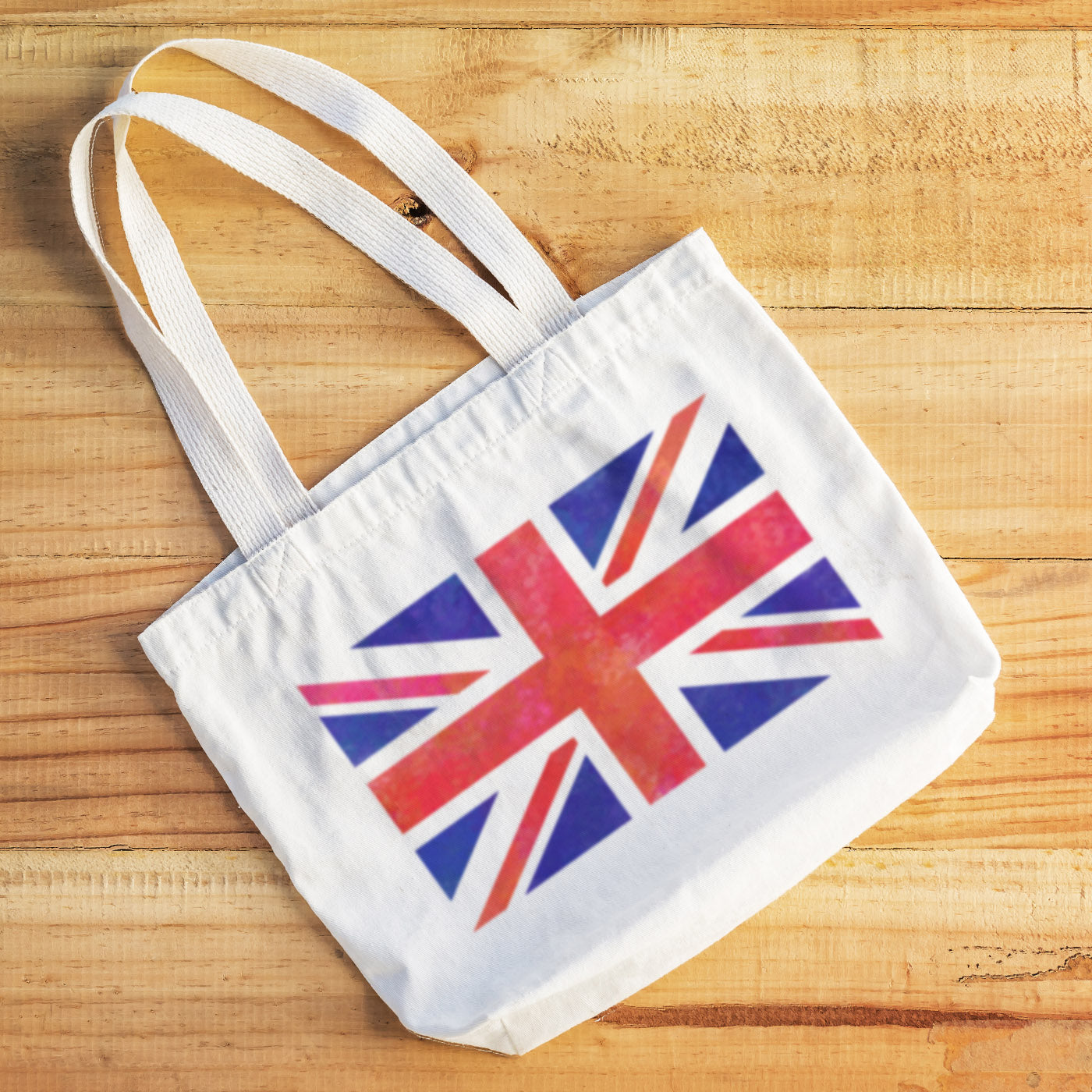 CraftStar Union Jack Stencil on Fabric