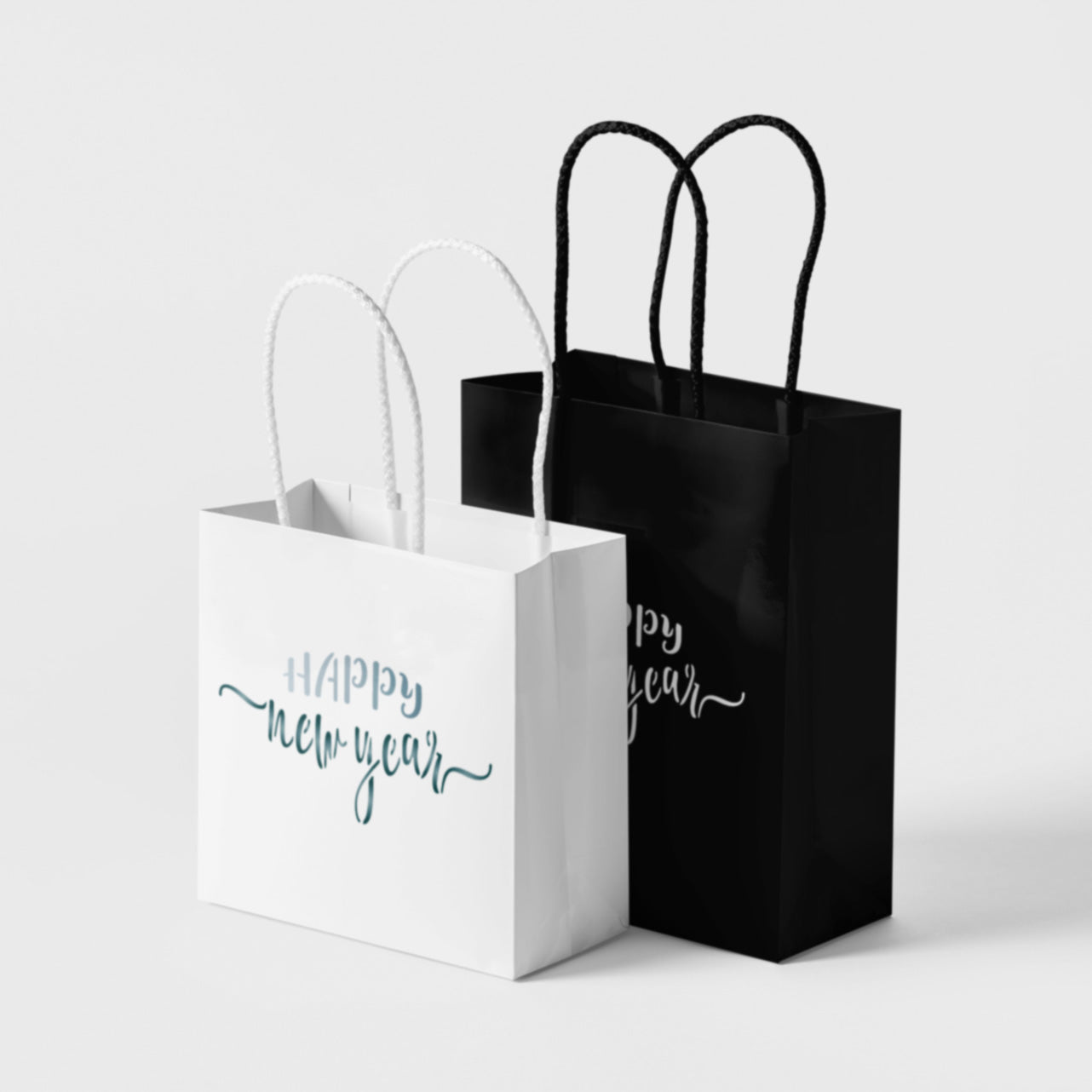 Craftstar Happy New Year Stencil on gift bags