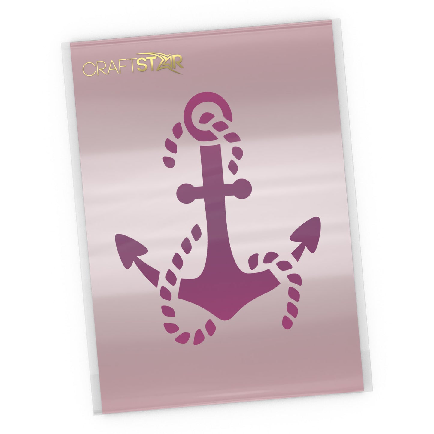 Anchor Stencil - Nautical Craft Template