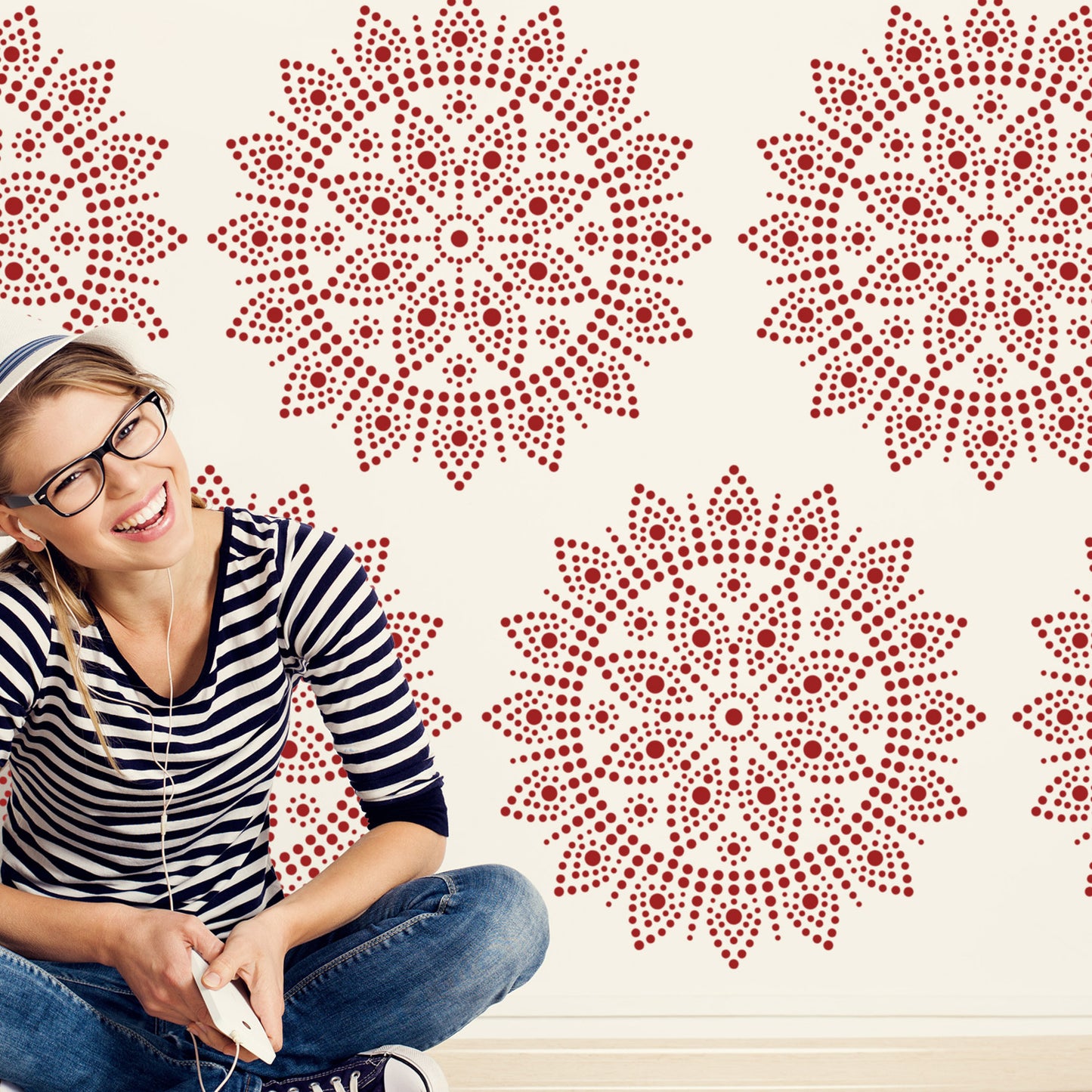 CraftStar Bindu Mandala as Allover Pattern