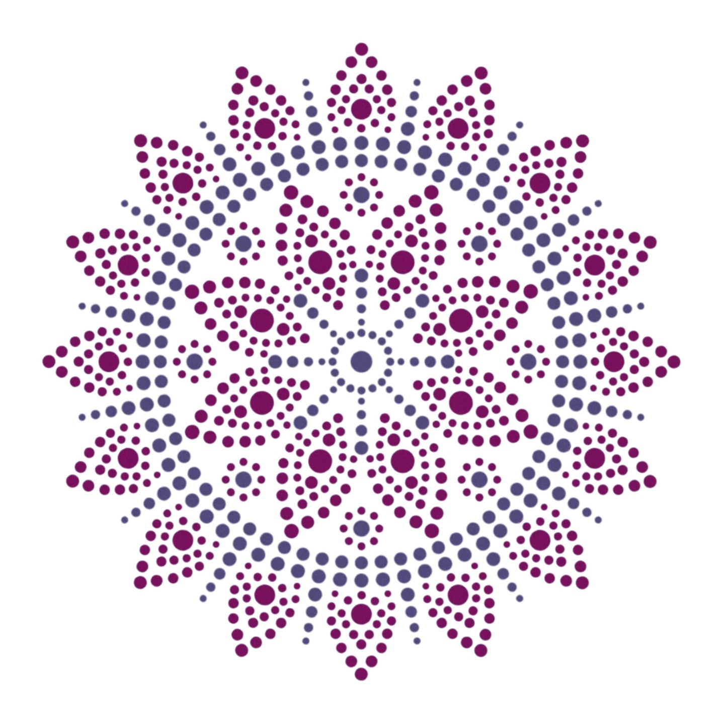 Bindu Mandala Stencil - Large Medallion Motif