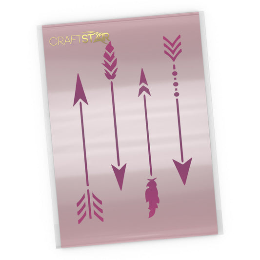 Boho Arrow Stencil Set - Craft Template