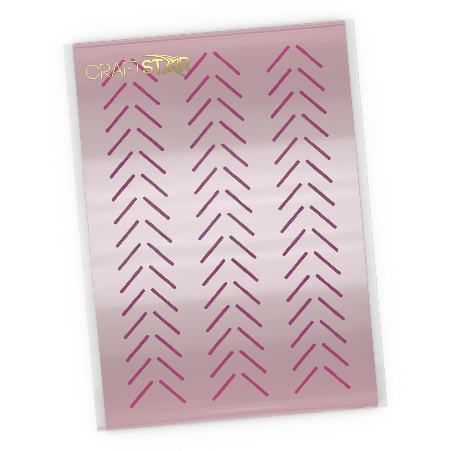 Chevron Arrows Stencil - Craft Seamless Pattern Template