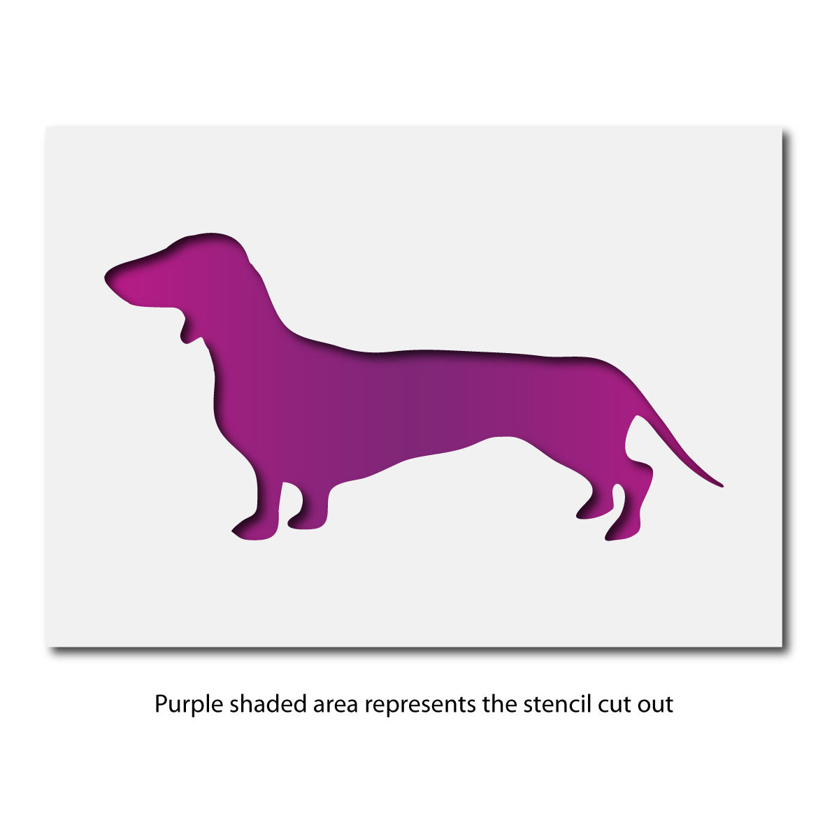 CraftStar Large Dachshund Stencil
