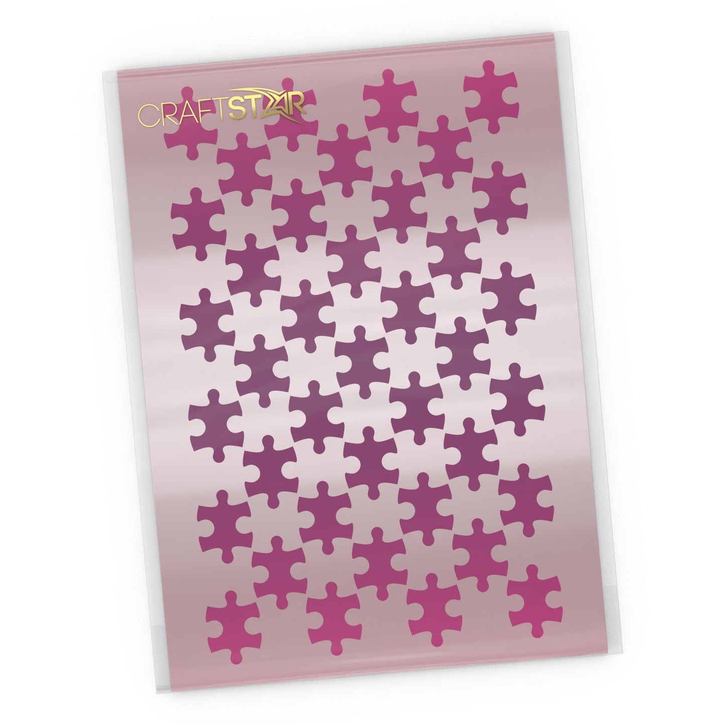 Jigsaw Stencil - Craft Seamless Puzzle Pattern Template