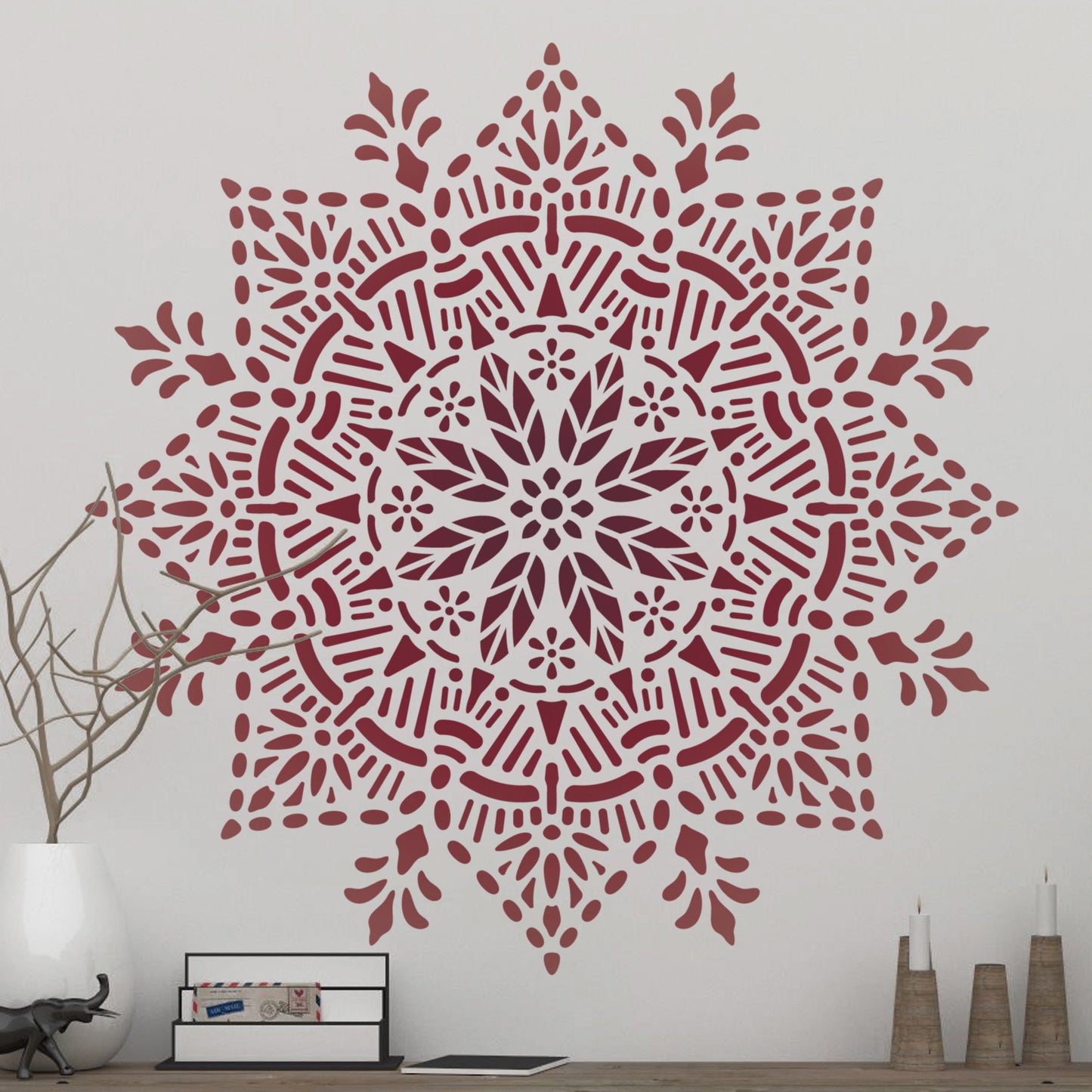 CraftStar Joy Mandala Stencil