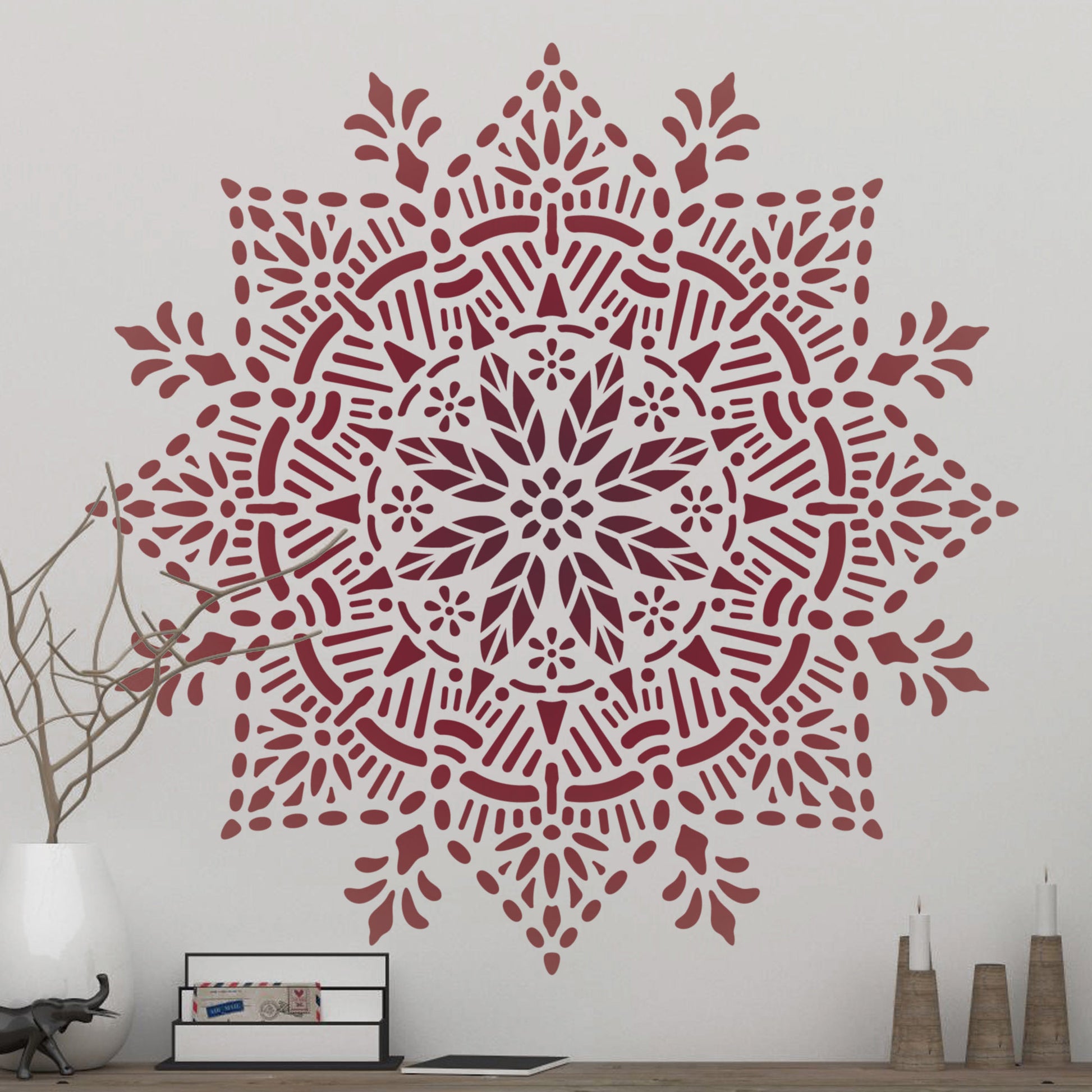 CraftStar Joy Mandala Stencil