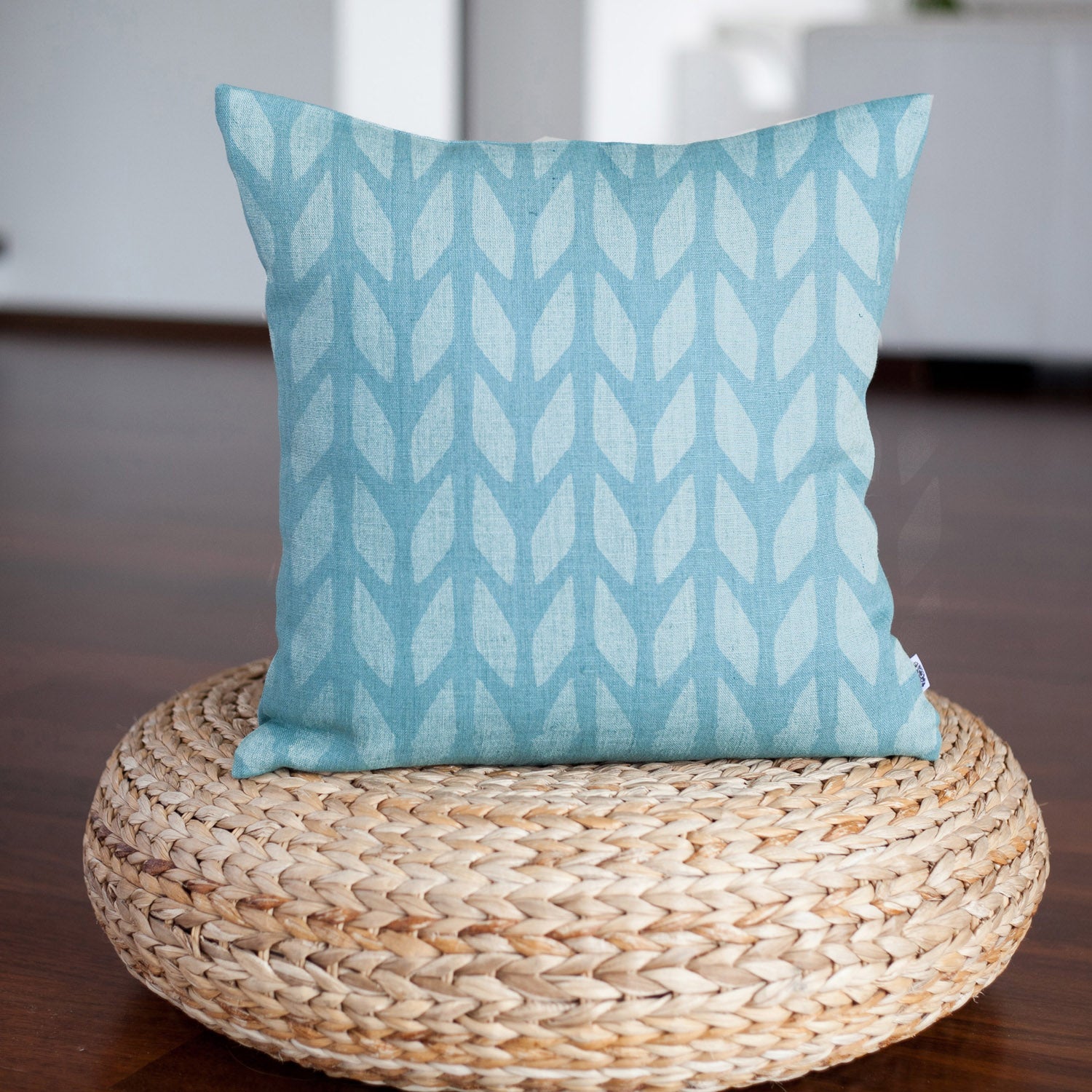 CraftStar Knitting Pattern Stencil on fabric