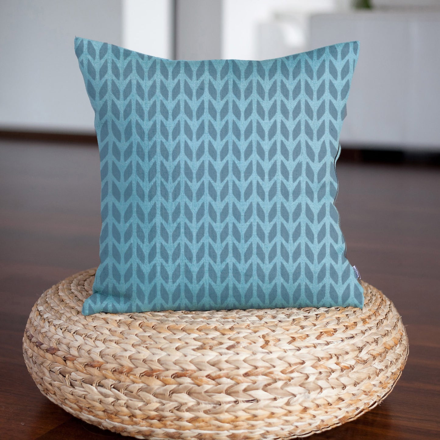 CraftStar Knitting Background Pattern Stencil on fabric
