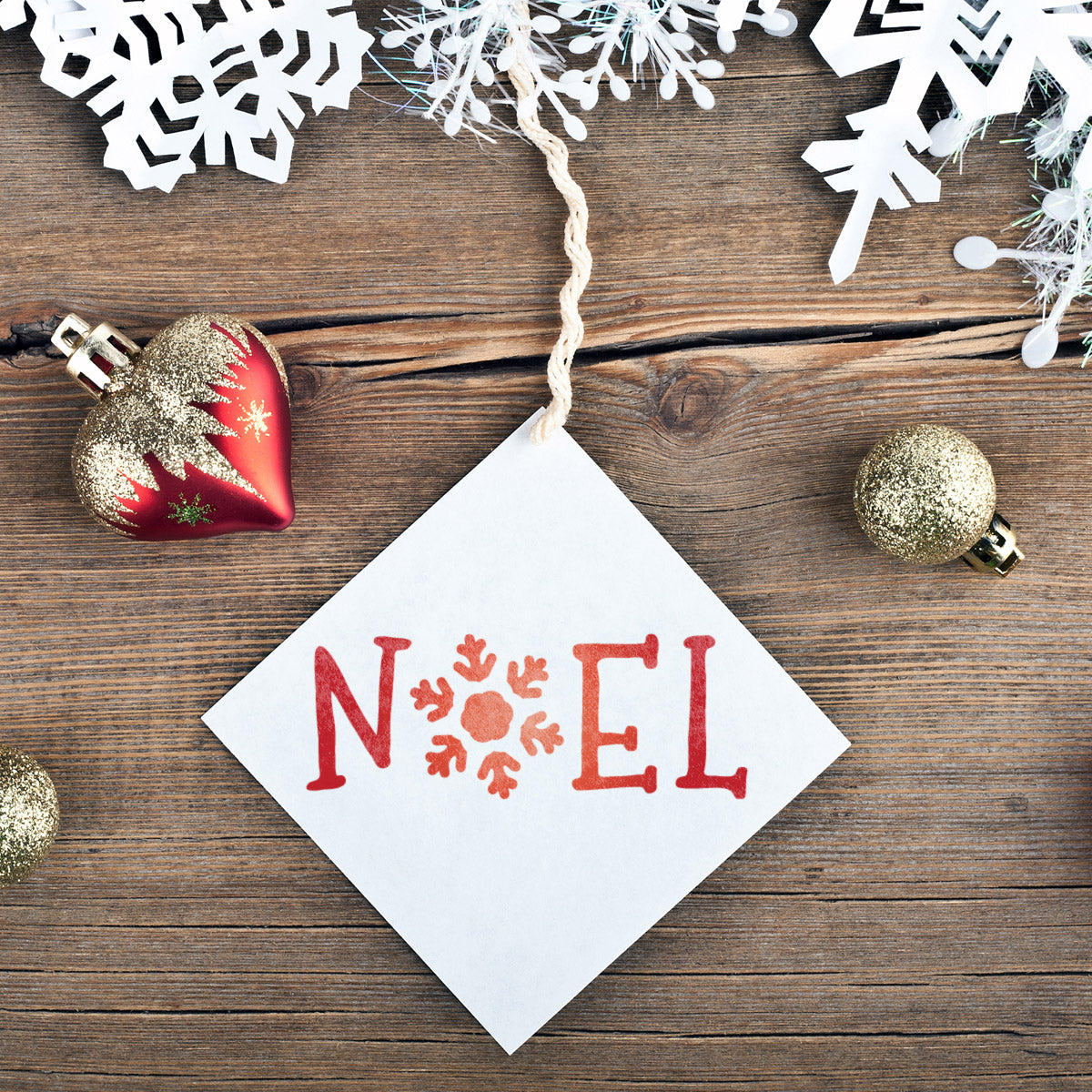 CraftStar Noel Text Stencil
