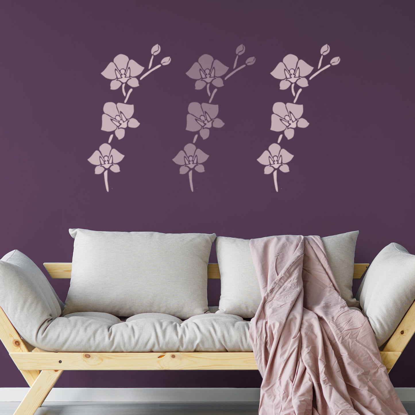 CraftStar Large Orchid Flower Stencil