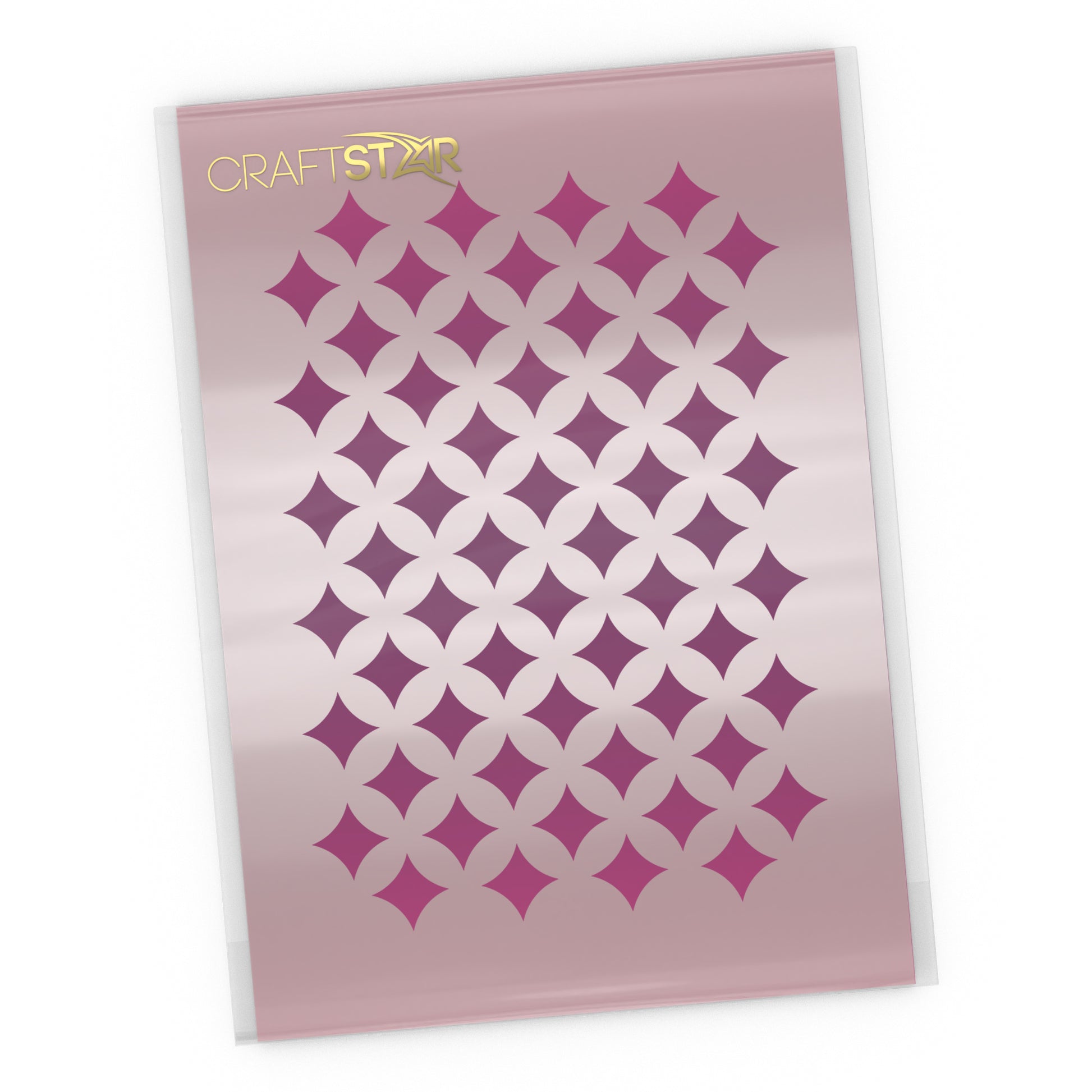 CraftStar Diamond Pattern Craft Stencil