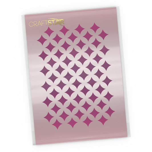 CraftStar Diamond Pattern Craft Stencil