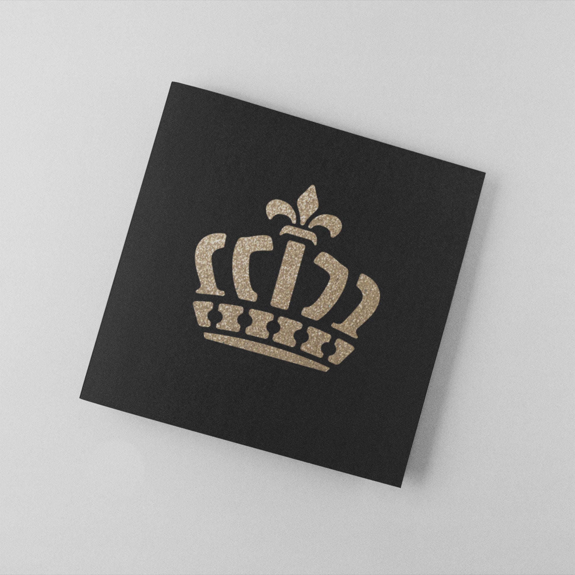 CraftStar Crown Stencil Set Used to make glitter crown card