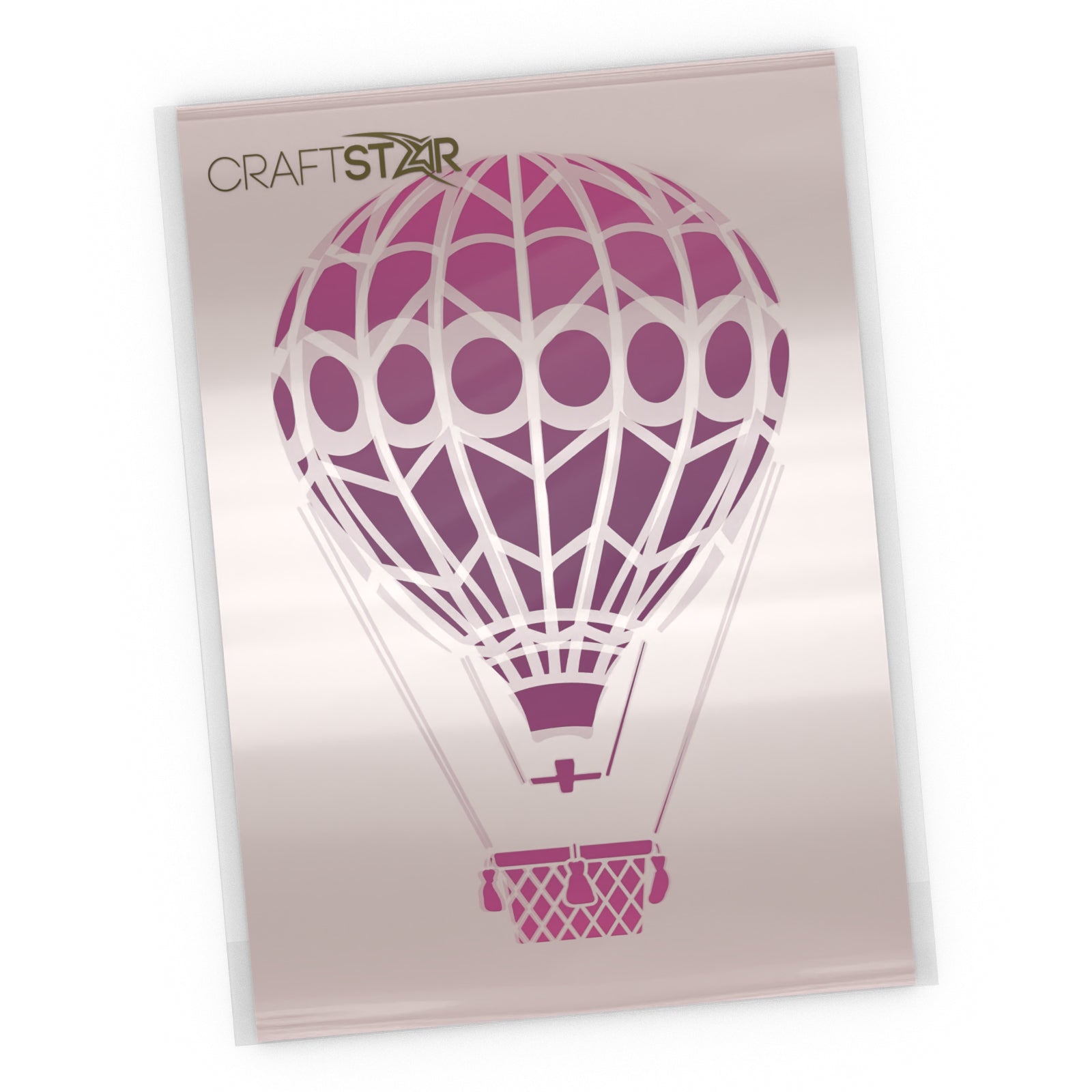 CraftStar Small Hot Air Balloon Stencil Set in Packaging