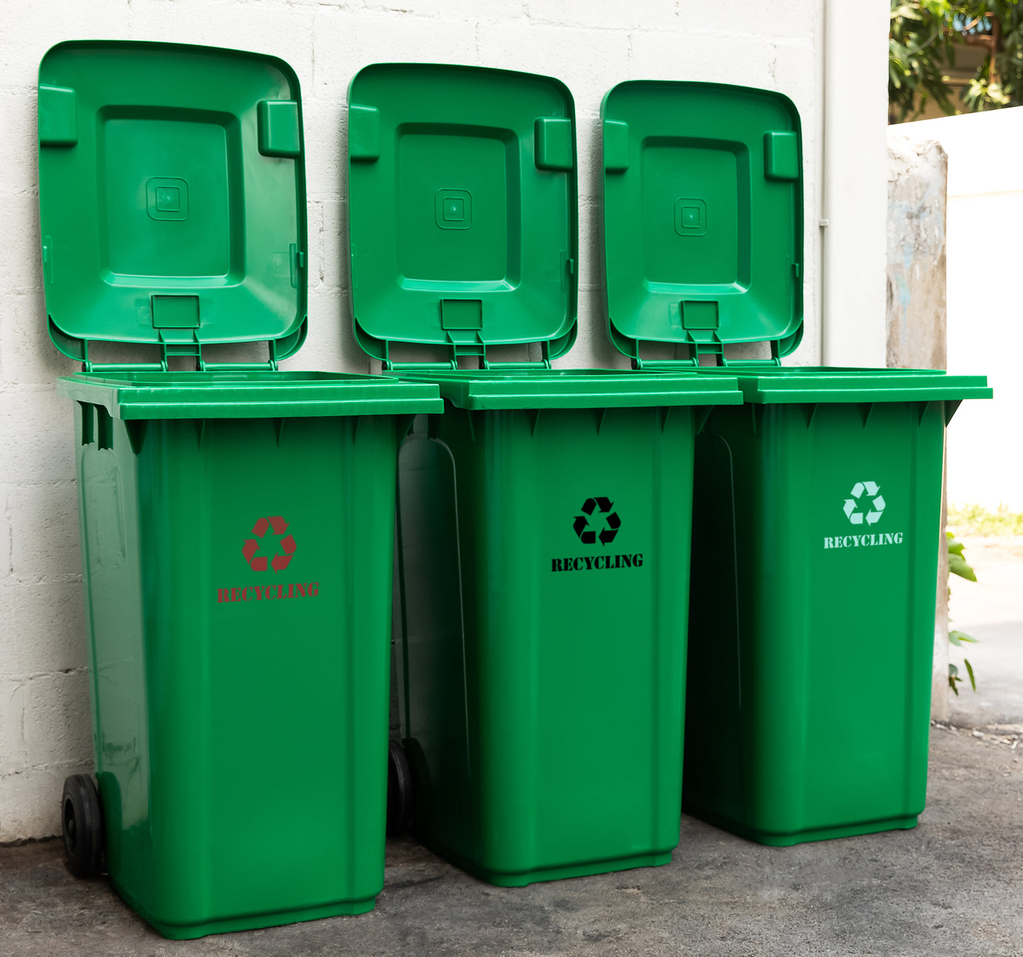 Recycling Sign Stencil - Reusable Recycling Symbol Template
