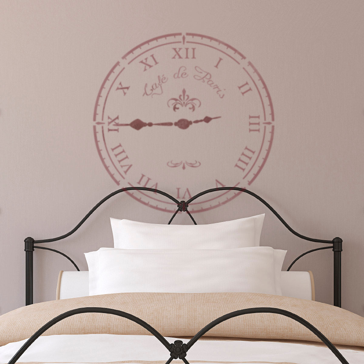 Cafe de Paris Large Clock Stencil