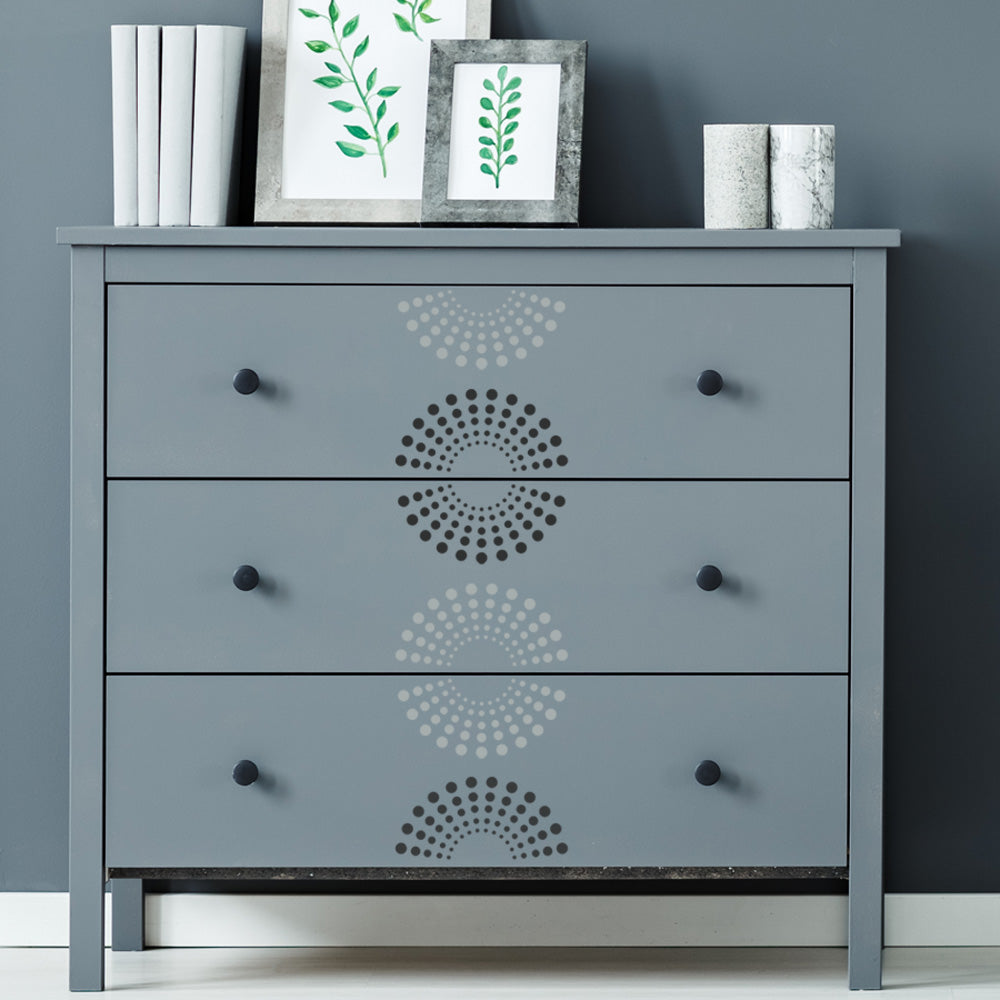 Concentric Circles Stencil - Craft Template