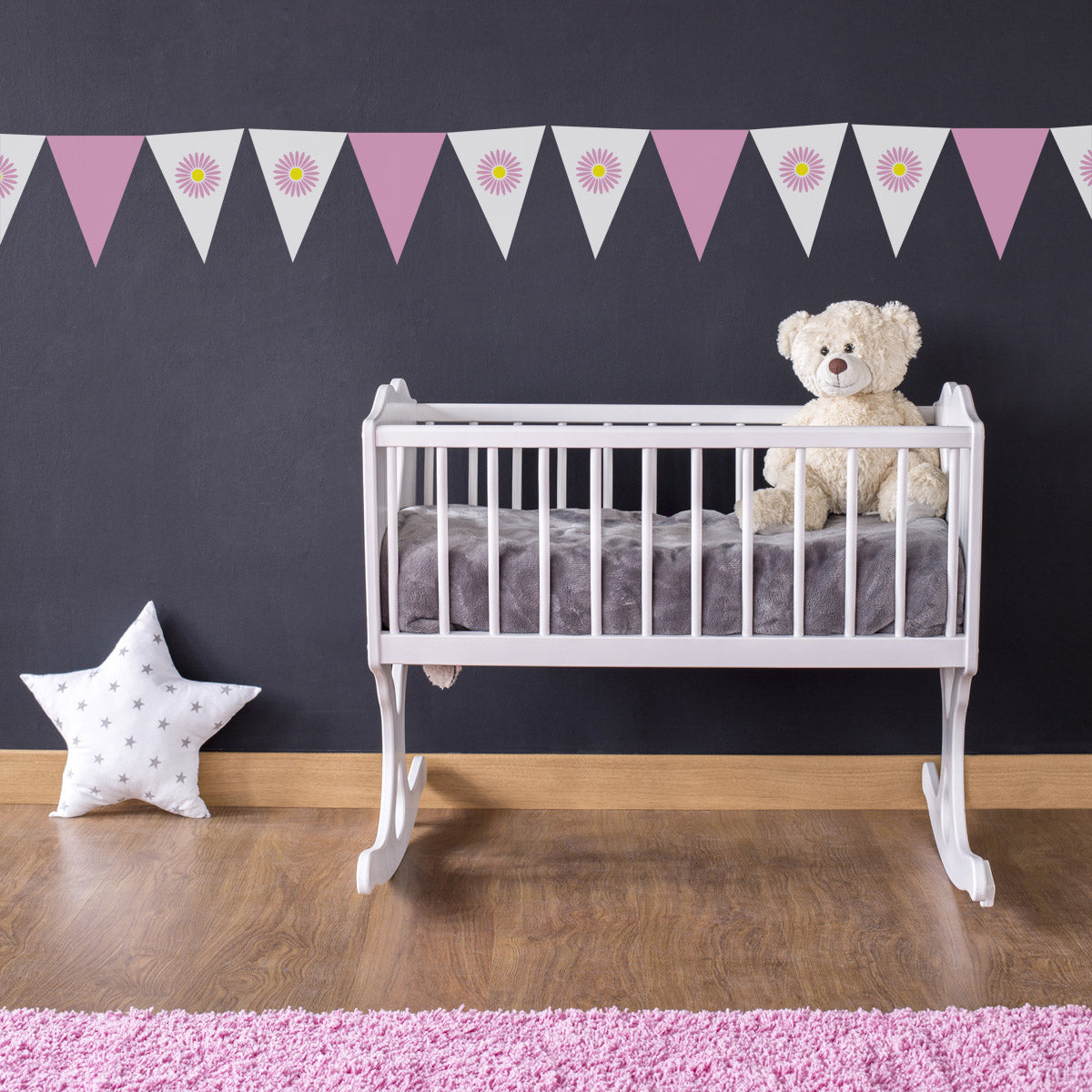 Flower Bunting Stencil Set