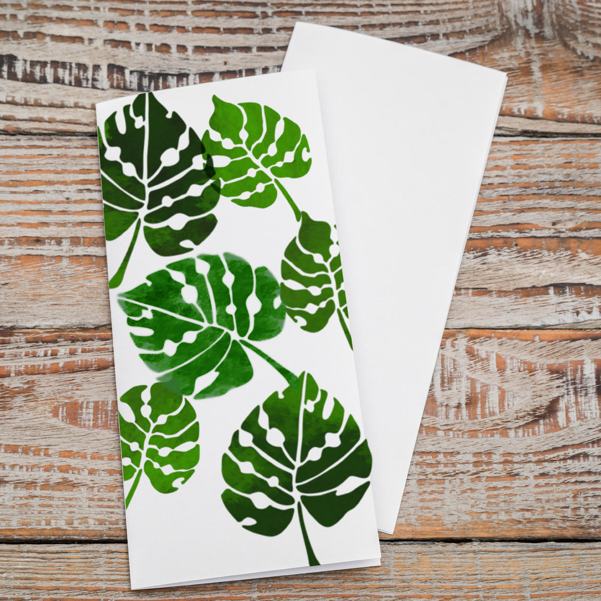 CraftStar Monstera Leaf Stencil Set on card