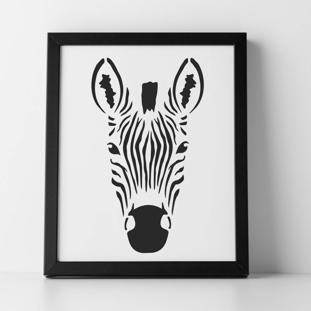 CraftStar Zebra Head Stencil