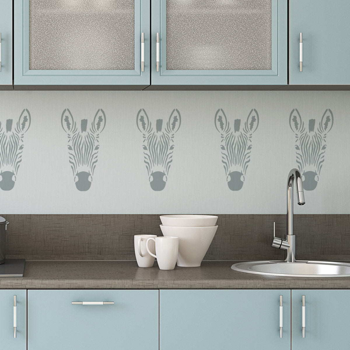 CraftStar Zebra Head Stencil