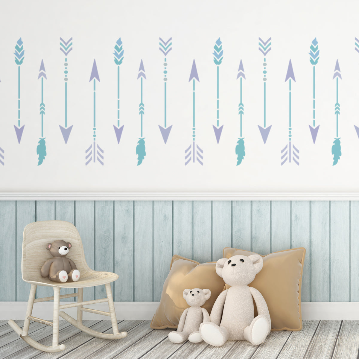 Craftstar Large Boho Arrow Stencil Set