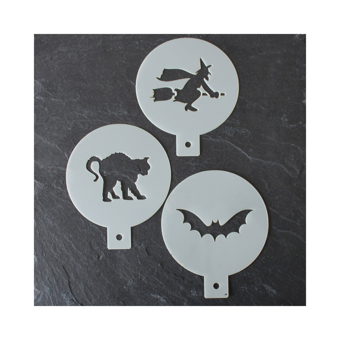 CraftStar Halloween Coffee Duster Stencils - Set of 3