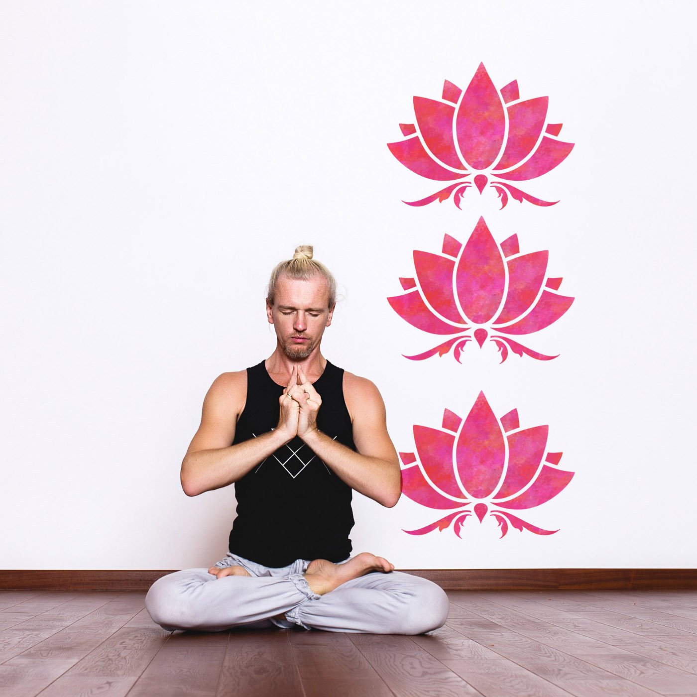 CraftStar Lotus Flower Stencil