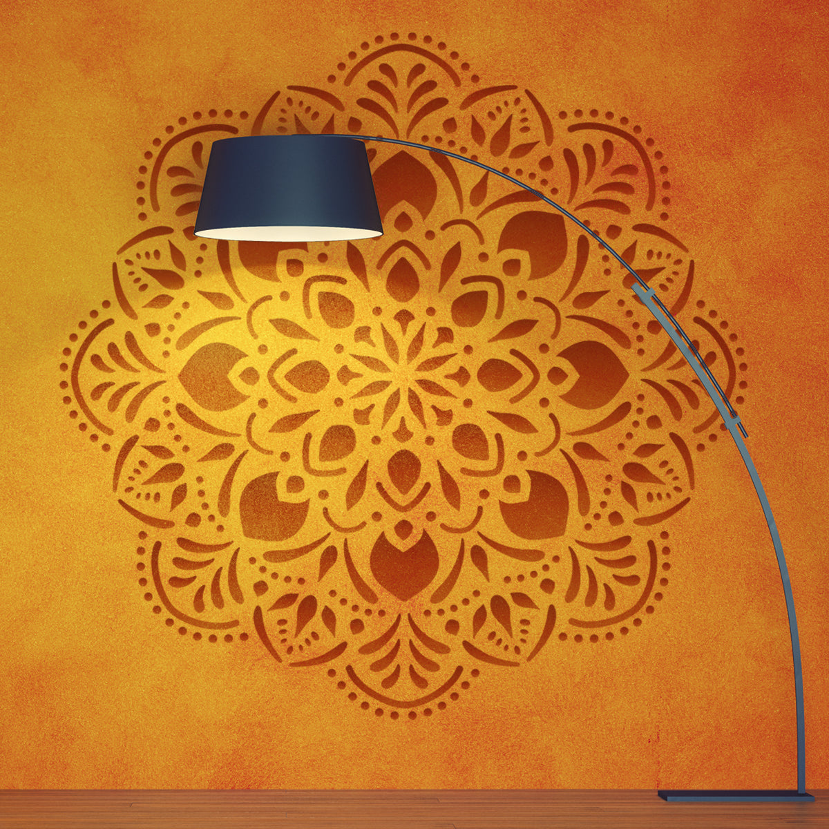 Craftstar Pushpa Mandala Stencil