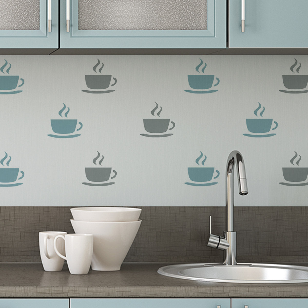 CraftStar Tea Cup Stencil