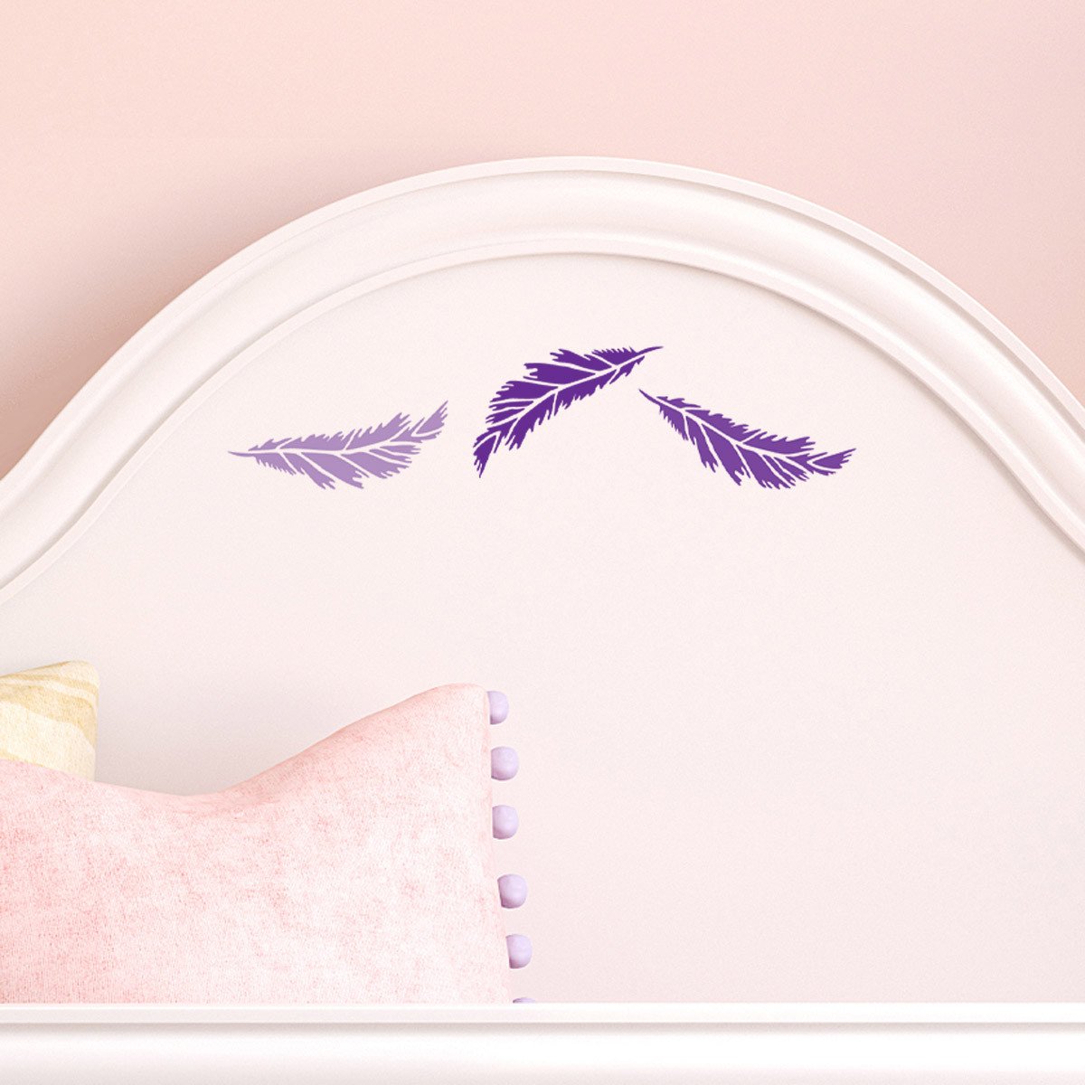 CraftStar Feather Stencil - A5 Mylar Sheet