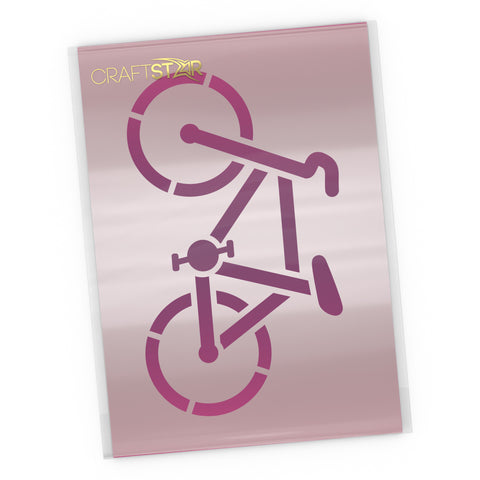 Bike Stencil - Cycling Craft Stencil Template- Small Bicycle Template