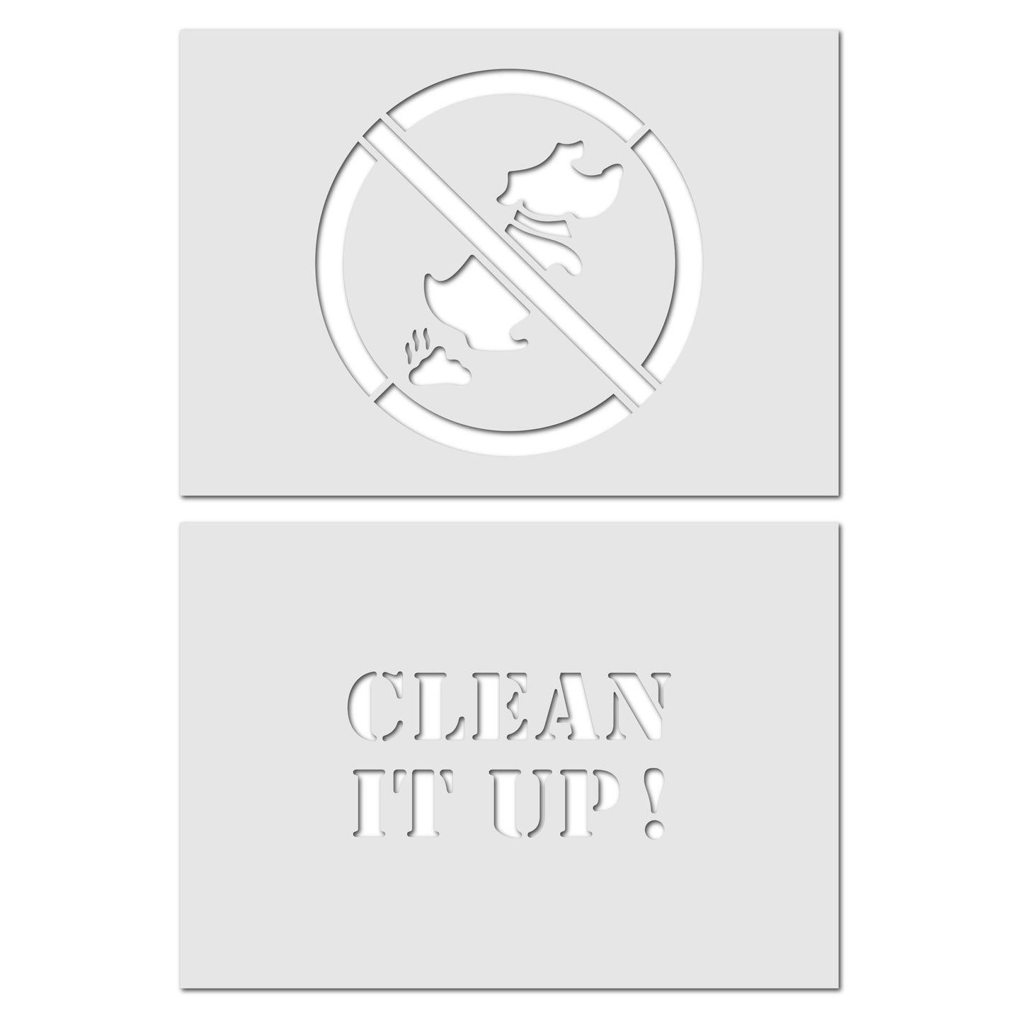 Clean it up stencil set by CraftStar