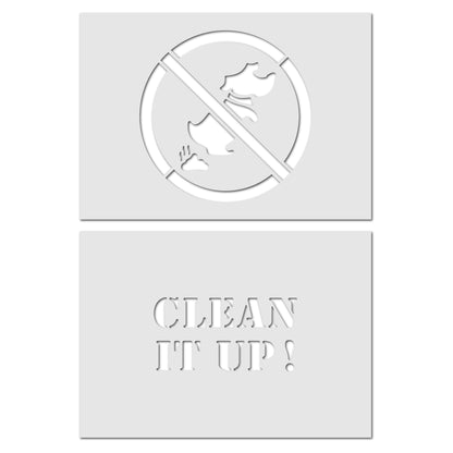 Clean it up stencil set by CraftStar