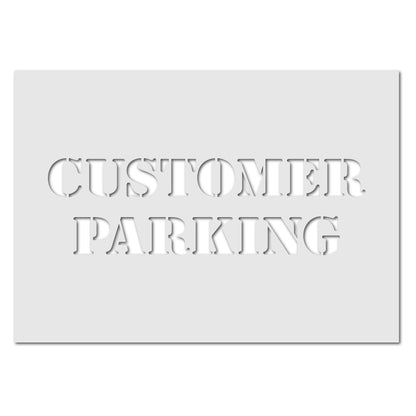 CraftStar Customer Parking Stencil