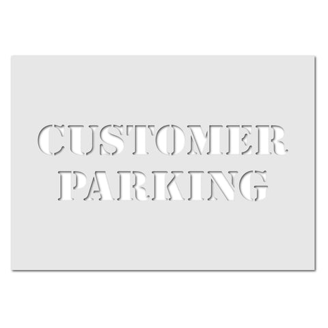 CraftStar Customer Parking Stencil