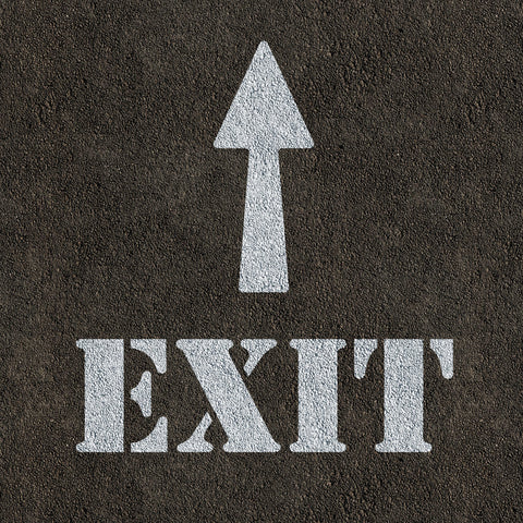 Craftstar Exit and Arrow Stencil Pack