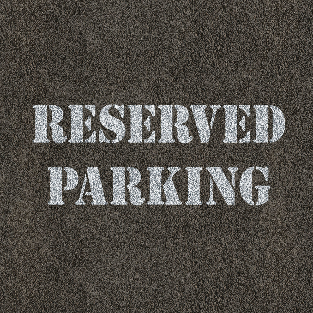 Reserved Parking Sign Stencil - ReservedParking Template | CraftStar