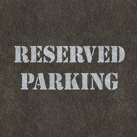 CraftStar reserved parking stencil