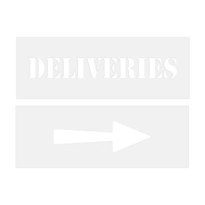 Deliveries and Arrow Stencil Set by CraftStar