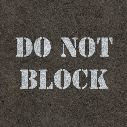 CraftStar Do Not Block Stencil _ Small Size