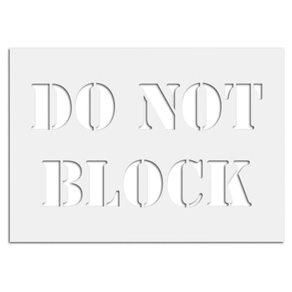 CraftStar Do Not Block Stencil 