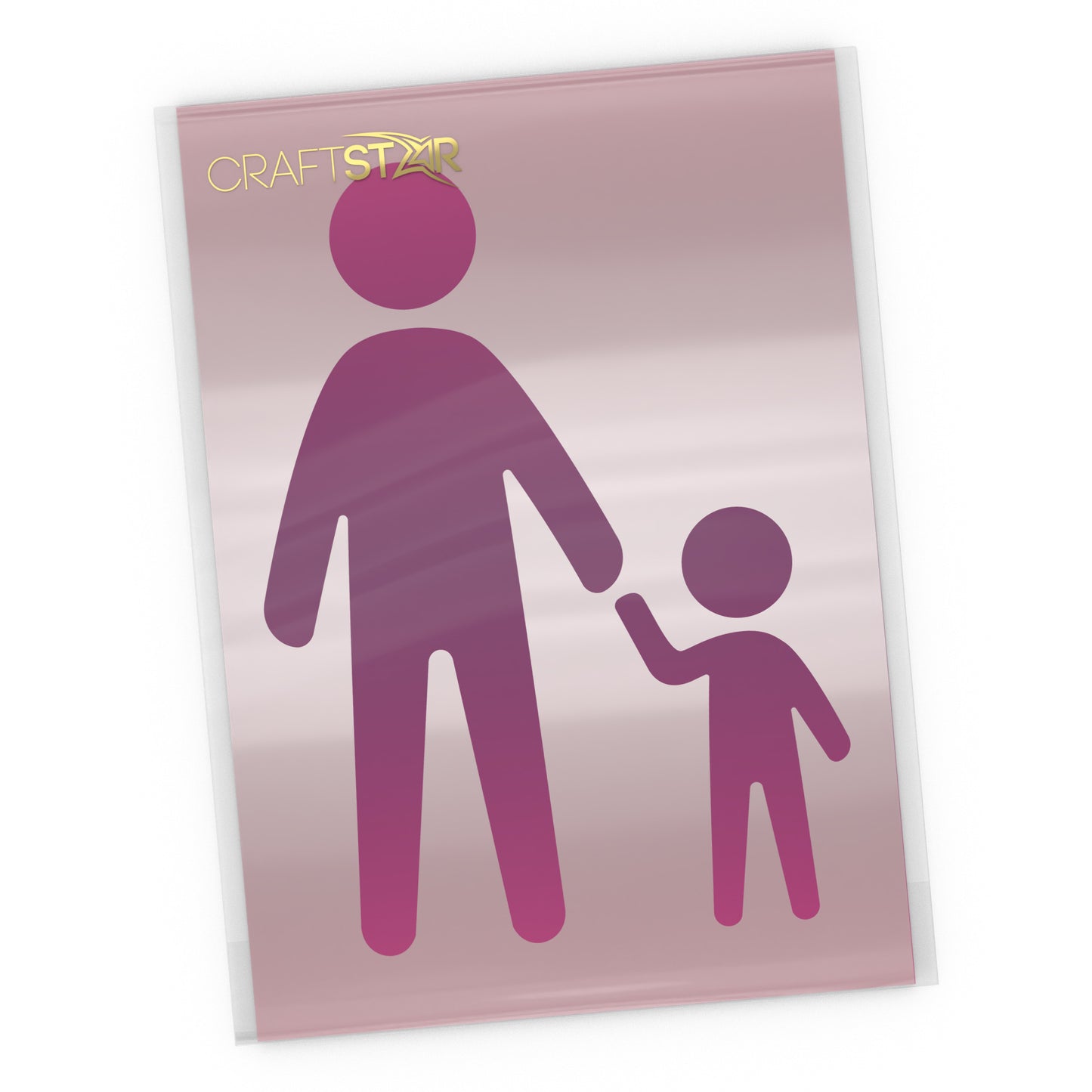 CraftStar Parent and Child Parking Stencil